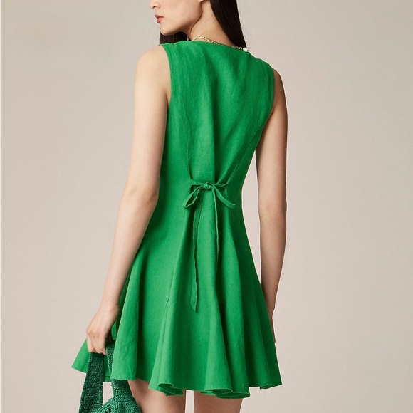 J. Crew Dresses & Skirts - Elegant Green Sleeveless Dress